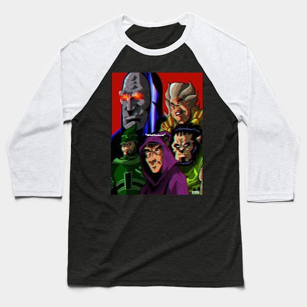 DC Comics "New Gods pt.1" illustration (digital) Baseball T-Shirt by StagArtStudios